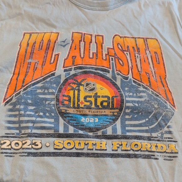 47 Blue Short Sleeve Tee with Vintage Graphic - Picture 5 of 5